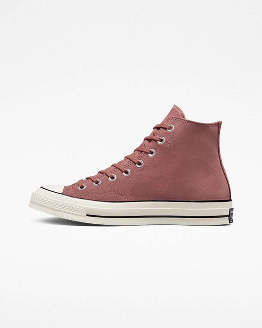 Women's Converse Chuck 70 Suede High Top Shoes Burgundy / Black | AU C0396X